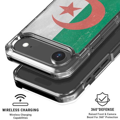 Algeria Flag Distressed iPhone 17 Air MagSafe Case